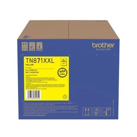 Brother TN871XXLY Sarı Orijinal Toner Ekstra Yüksek Kapasiteli