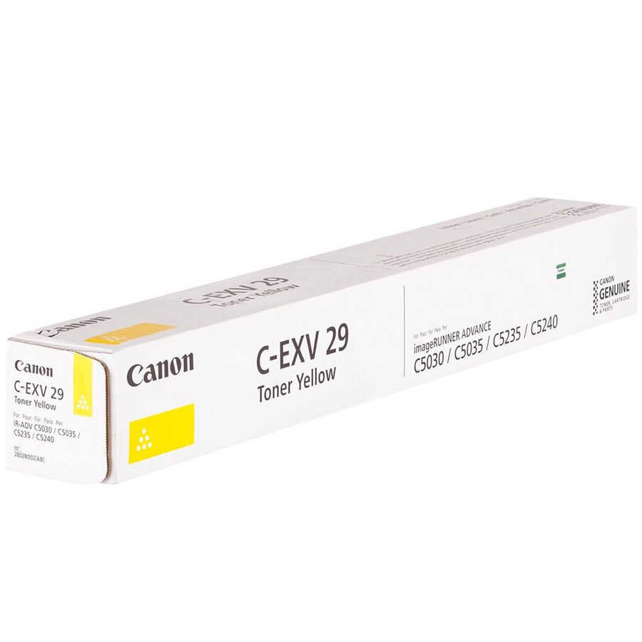 Canon C-EXV 29 2802B002 Sarı Orijinal Fotokopi Toner - Görsel 2