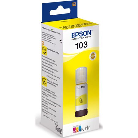 Epson 103-C13T00S44A Sarı Orijinal Mürekkep