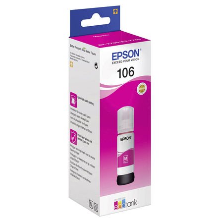 Epson 106-C13T00R340 Kırmızı Orijinal Mürekkep
