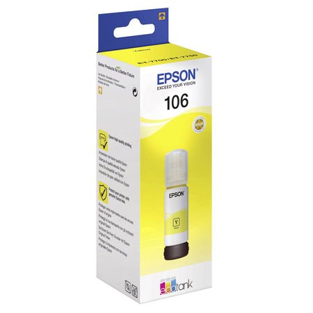Epson 106-C13T00R440 Sarı Orijinal Mürekkep