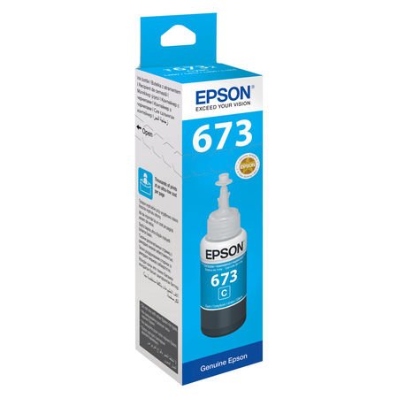 Epson EcoTank 673 C13T67324A Mavi Orijinal Mürekkep