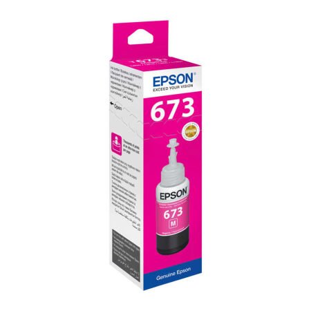 Epson EcoTank 673 C13T67334A Kırmızı Orijinal Mürekkep - C Grade