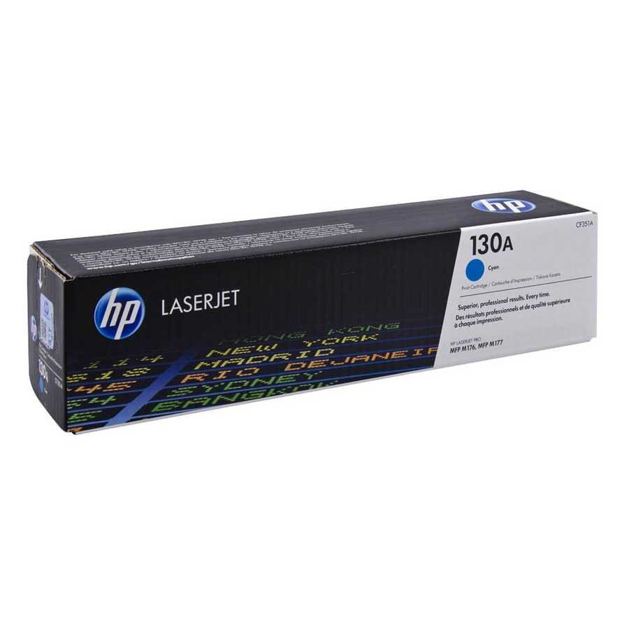 HP 130A CF351A Mavi Orijinal Toner - Görsel 2