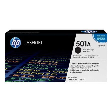 HP 501A Q6470A Siyah Orijinal Toner - B Grade