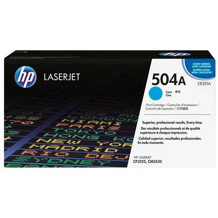 HP 504A CE251A Mavi Orijinal Toner