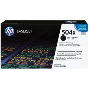 HP 504X CE250X Siyah Yüksek Kapasiteli Orijinal Toner