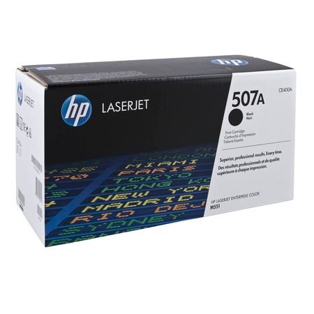 HP 507A CE400A Siyah Orijinal Toner