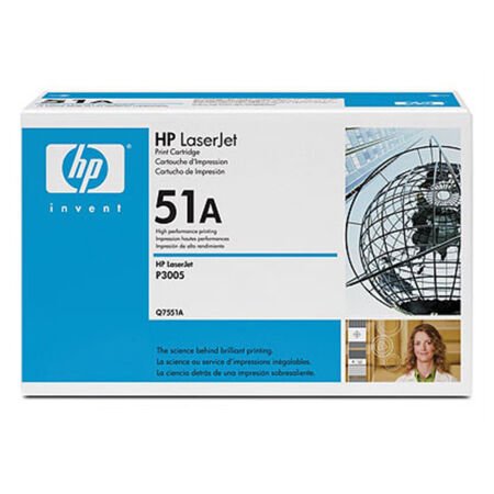 HP 51A Q7551A Siyah Orijinal Toner - Mavi Kutu
