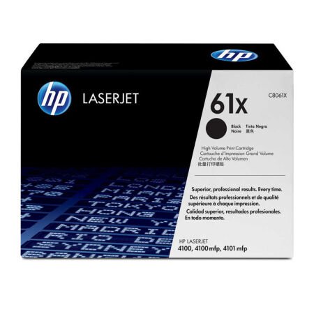 HP 61X C8061X Siyah Yüksek Kapasiteli Orijinal Toner - C Grade