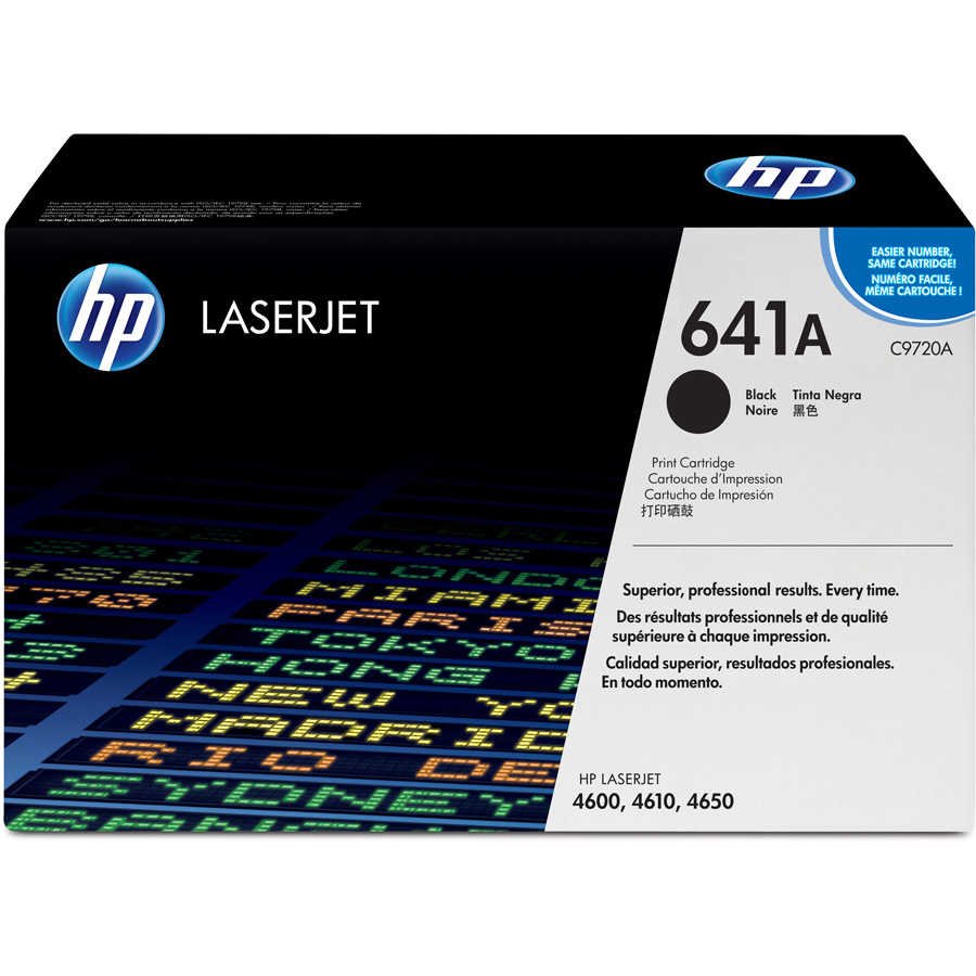 HP 641A C9720A Siyah Orijinal Toner - Görsel 2