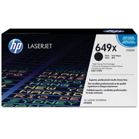 HP 649X CE260X Siyah Yüksek Kapasiteli Orijinal Toner