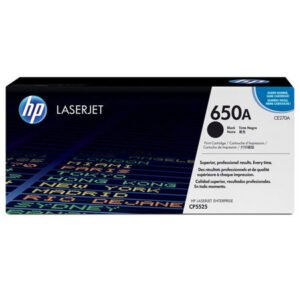 HP 650A CE270A Siyah Orijinal Toner