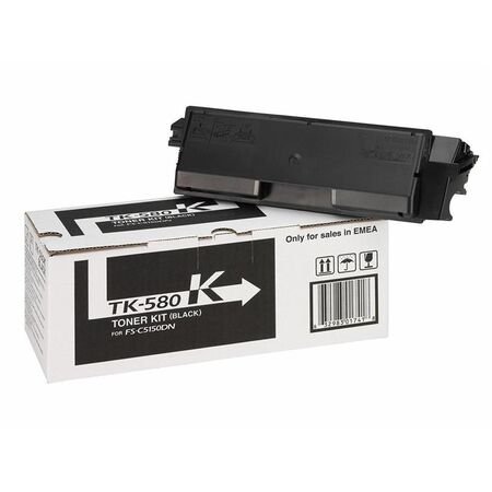 Kyocera TK-580/1T02KT0NL0 Siyah Orijinal Toner