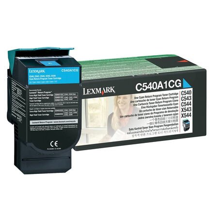 Lexmark C540-C540A1CG Mavi Orijinal Toner