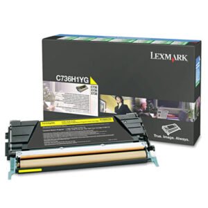 Lexmark C736-C736H1YG Sarı Orijinal Toner Yüksek Kapasiteli