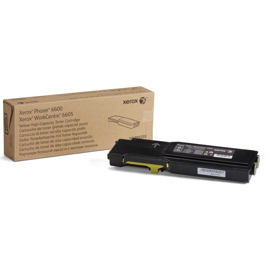 Xerox Phaser 6600-106R02235 Sarı Orijinal Toner Yüksek Kapasiteli - Görsel 2