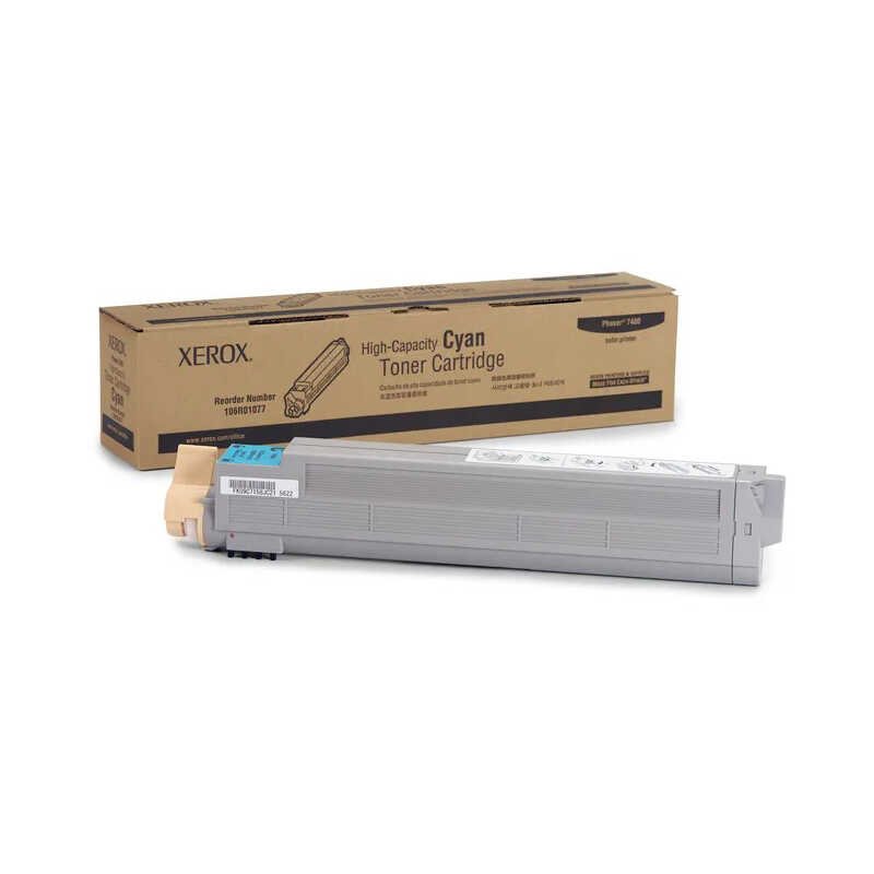Xerox Phaser 7400-106R01077 Mavi Orijinal Toner Yüksek Kapasiteli - Görsel 2