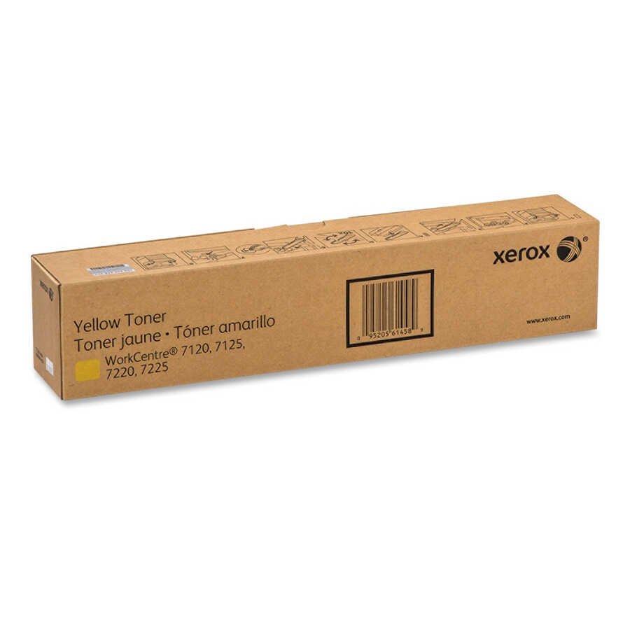 Xerox Workcentre 7120-006R01454 Metered Sarı Orijinal Fotokopi Toner - Görsel 2